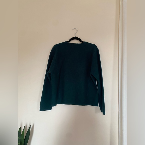 Pendleton Vintage 100% Wool Dark Green Classic Cardigan - Picture 3 of 5